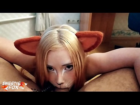 ❤️ Kitsune swallow dick agus cum ina bhéal ❤ Físeán gnéis linn ❤